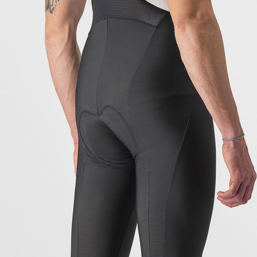 Black Rawlings SEMIFREDDO Men Bib Tights | 1502APEYZ