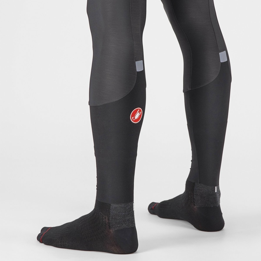 Black Rawlings SEMIFREDDO Men Bib Tights | 1502APEYZ