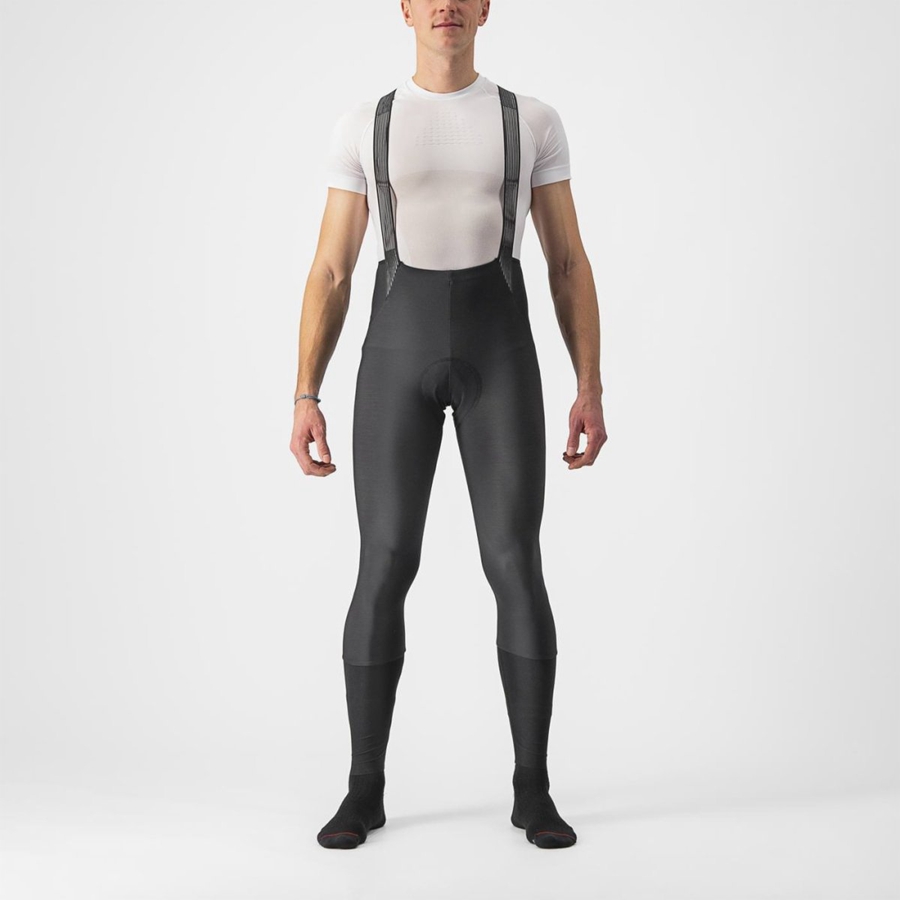 Black Rawlings SEMIFREDDO Men Bib Tights | 1502APEYZ