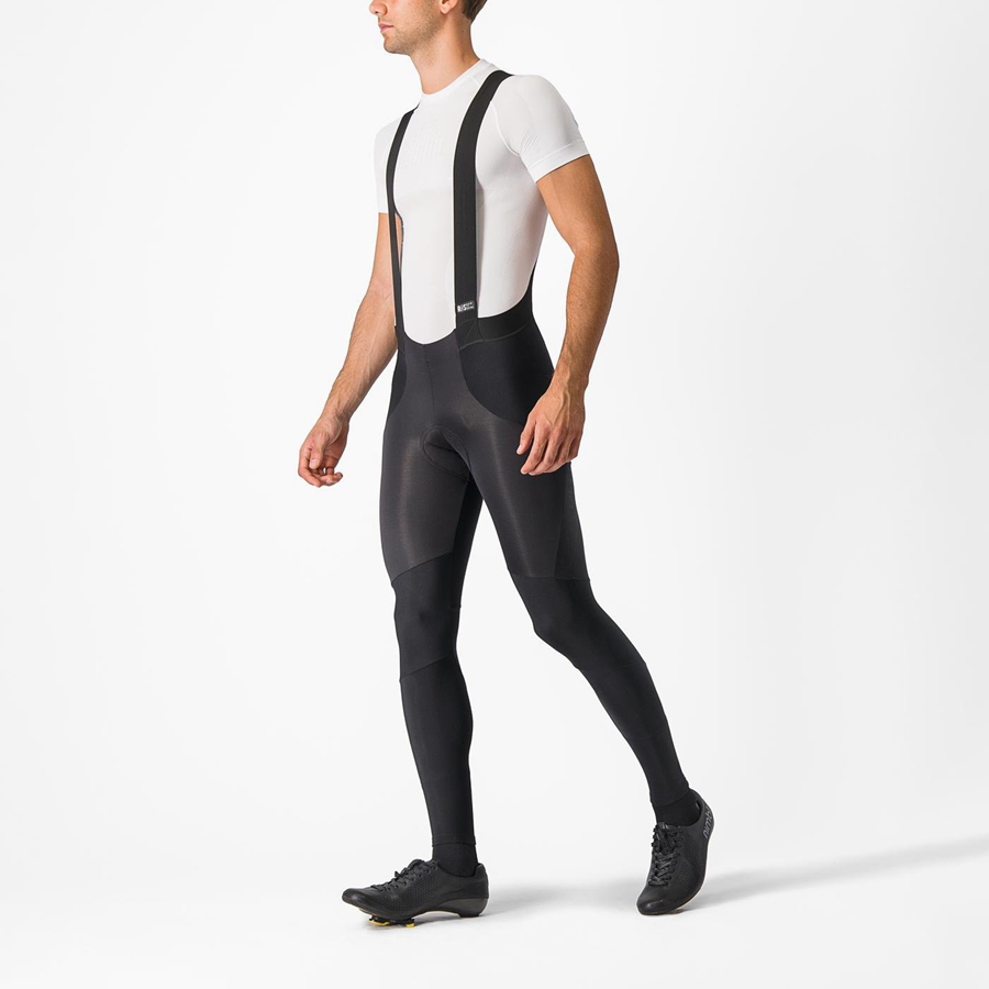 Black Rawlings SORPASSO RoS Men Bib Tights | 3024WPTAE