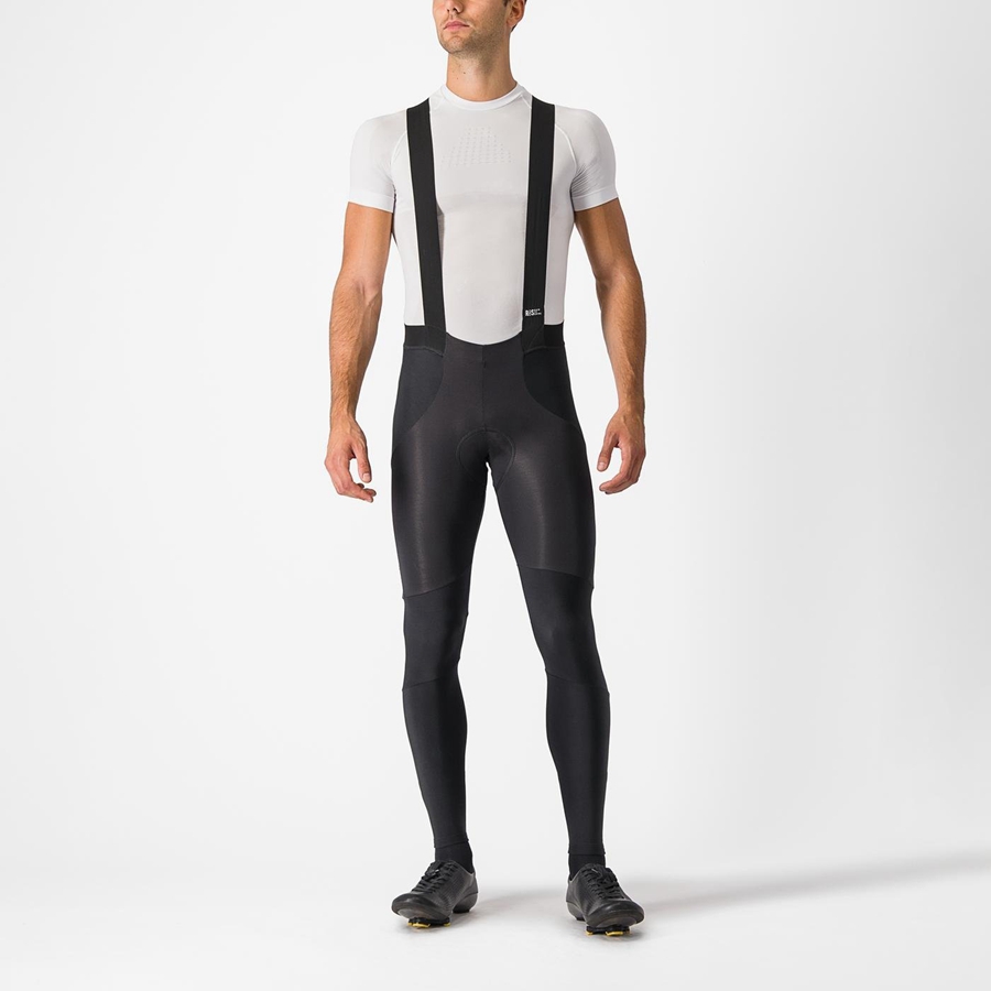 Black Rawlings SORPASSO RoS Men Bib Tights | 3024WPTAE