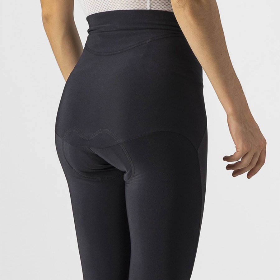 Black Rawlings SORPASSO RoS W Women Leggings | 5849RCBJX