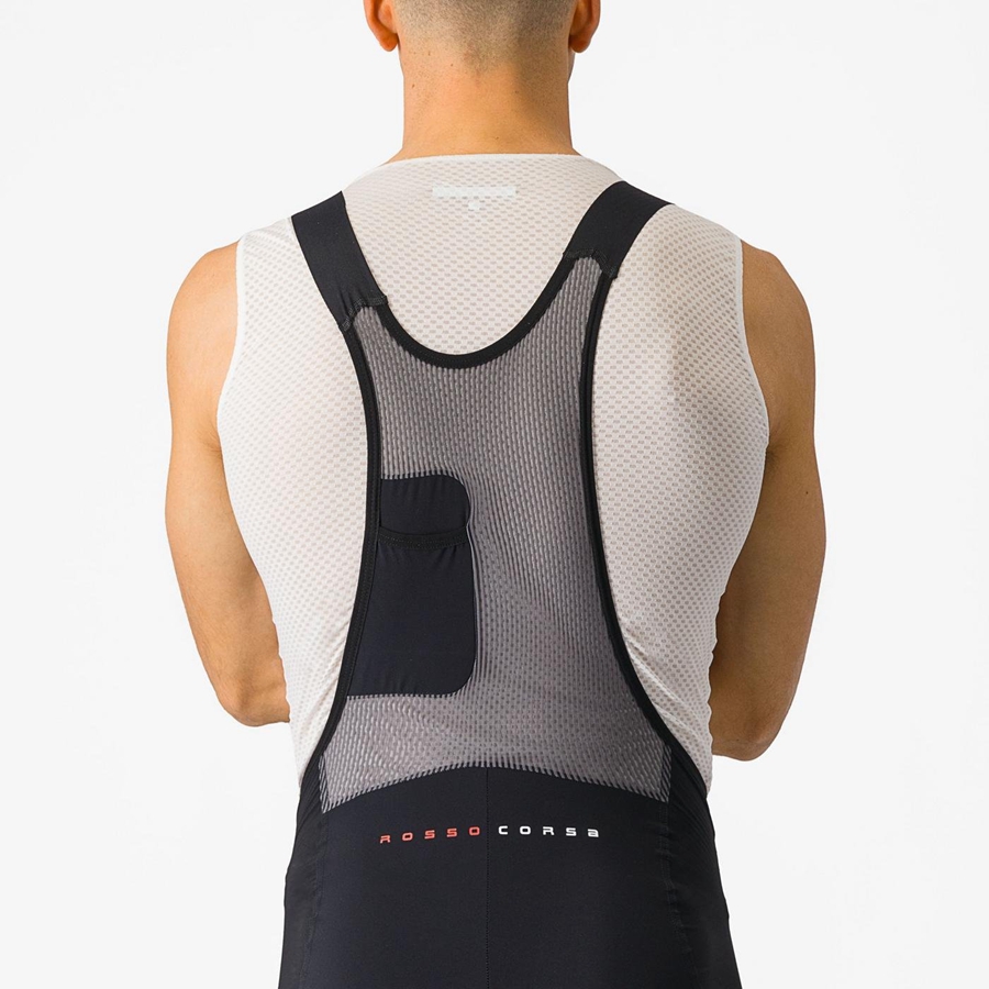 Black Rawlings SUPERLEGGERA Men Bib Shorts | 0384JKYXO