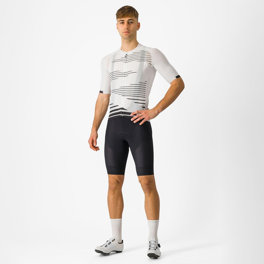 Black Rawlings SUPERLEGGERA Men Bib Shorts | 0384JKYXO