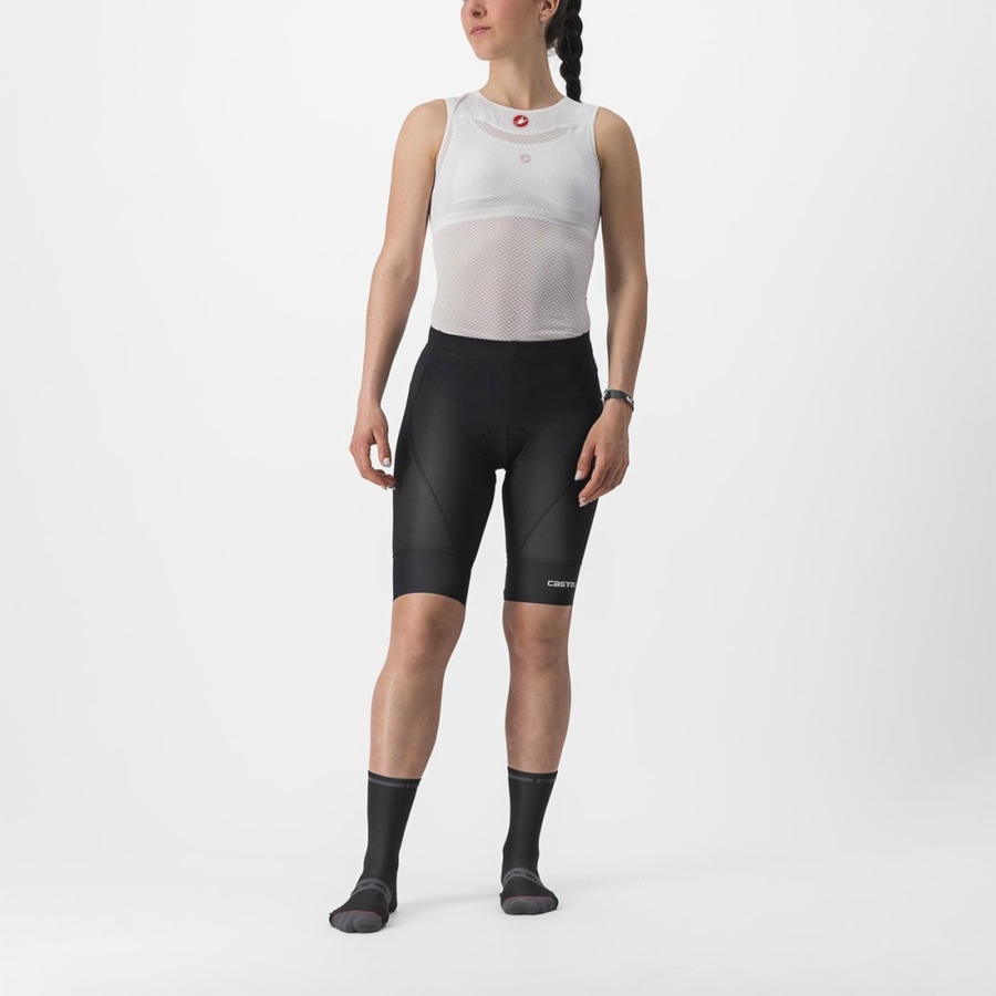 Black Rawlings TRAIL W LINER Women Shorts | 0632FZDSH