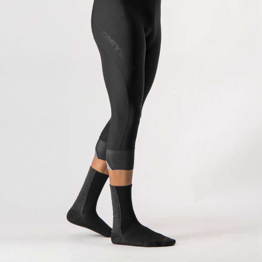 Black Rawlings TUTTO NANO BIB KNICKER Men Leggings | 8527TVLHM