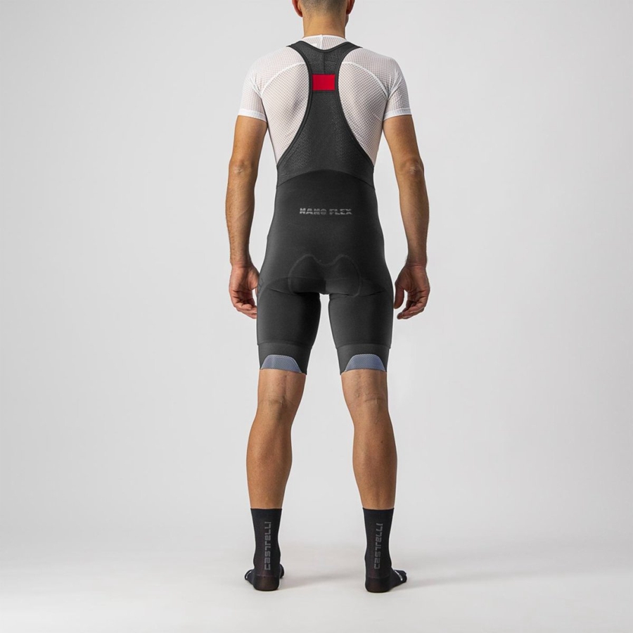 Black Rawlings TUTTO NANO Men Bib Shorts | 6382UKVPR