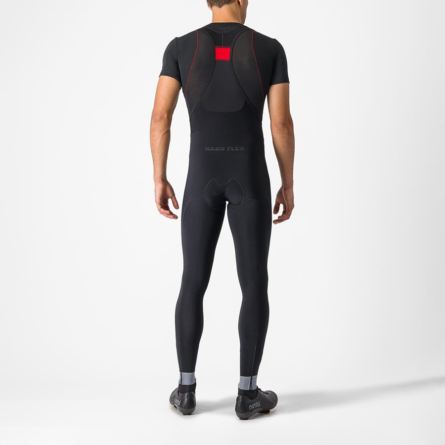 Black Rawlings TUTTO NANO Men Bib Tights | 2590BEUHN