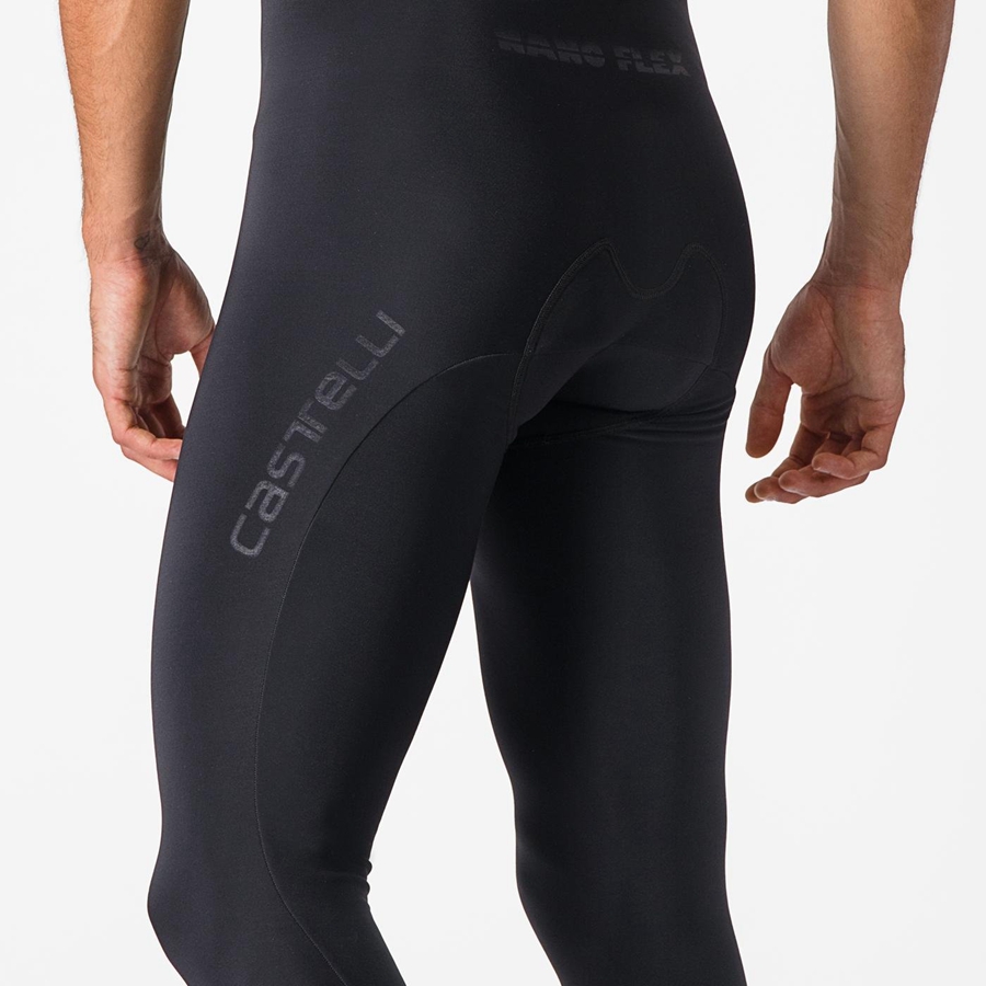 Black Rawlings TUTTO NANO Men Bib Tights | 2590BEUHN