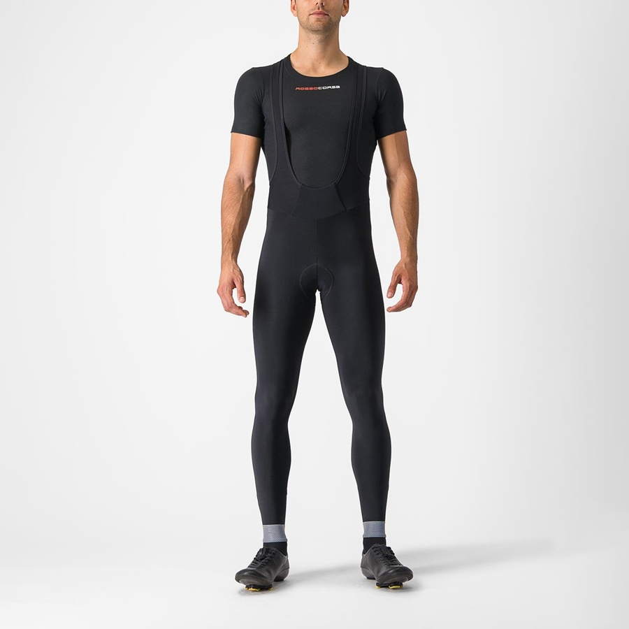 Black Rawlings TUTTO NANO Men Bib Tights | 2590BEUHN