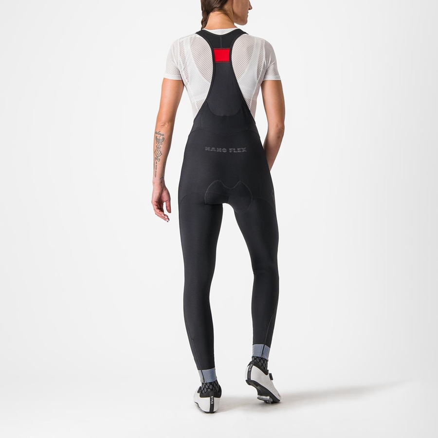 Black Rawlings TUTTO NANO W Women Bib Tights | 8532OSRZX