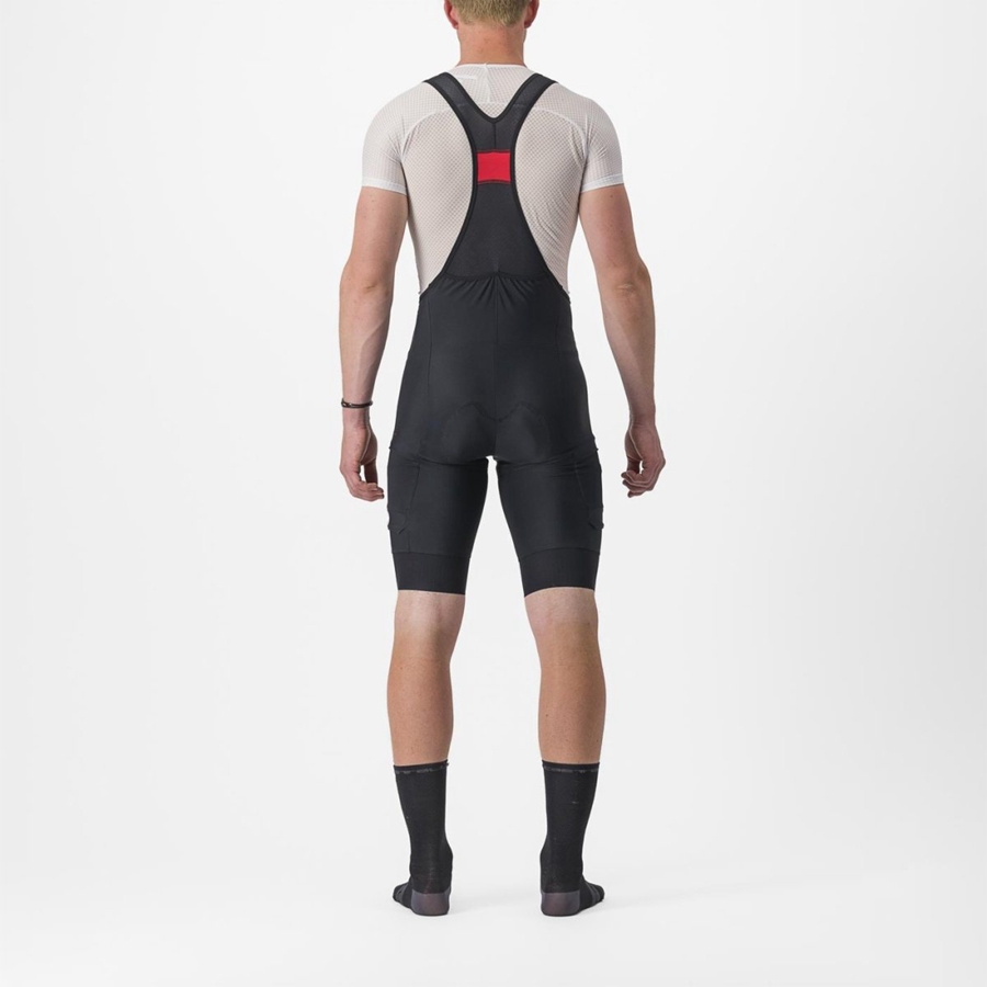 Black Rawlings UNLIMITED CARGO Men Bib Shorts | 9501WQZFH