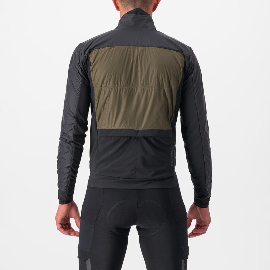 Black Rawlings UNLIMITED PUFFY Men Jackets | 3914YHWUN