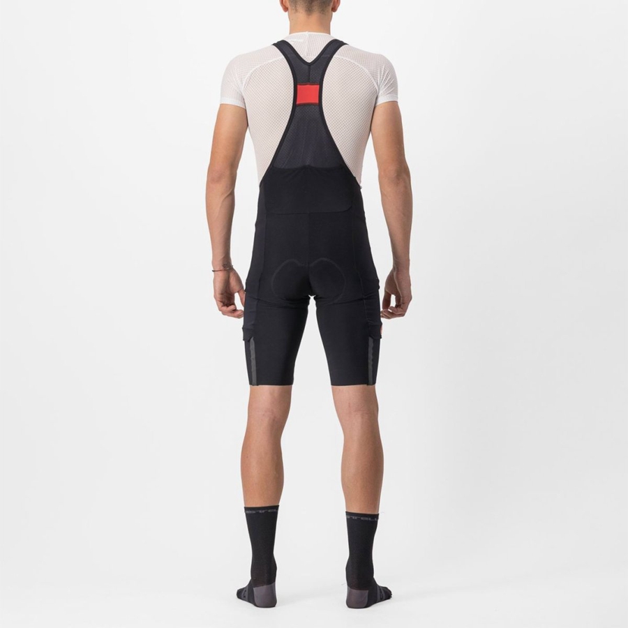 Black Rawlings UNLIMITED THERMAL Men Bib Shorts | 1304PUMVH