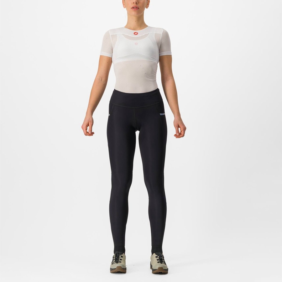 Black Rawlings UNLIMITED TRAIL W Women Leggings | 6951DQYAN