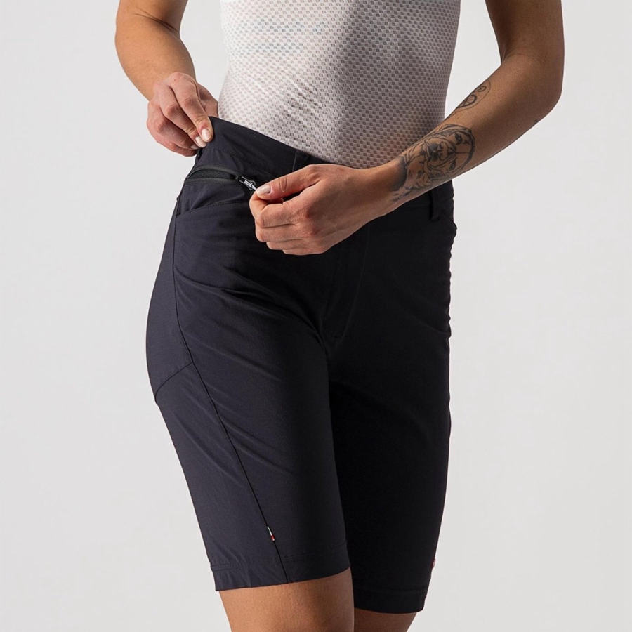 Black Rawlings UNLIMITED WGY Women Shorts | 1045ZDOJT