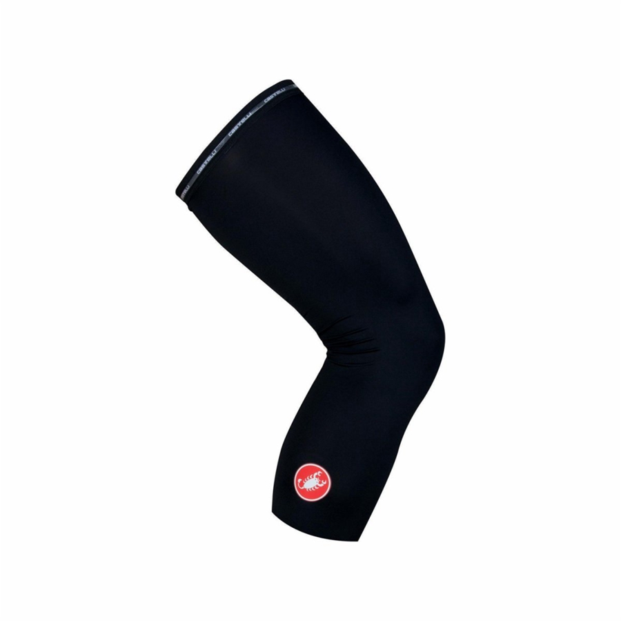 Black Rawlings UPF 50+ LIGHT KNEE SLEEVES Women Leg Warmer | 0976PYFUO