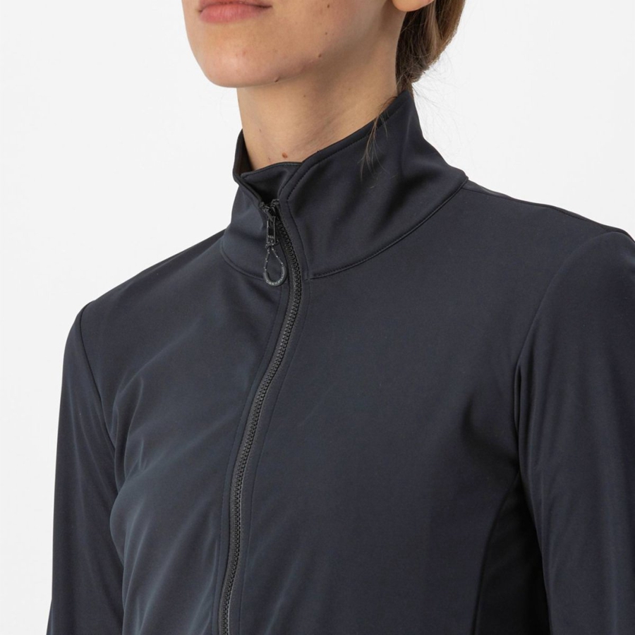 Black Rawlings VENTO TRAIL Women Jackets | 6893ICZJK