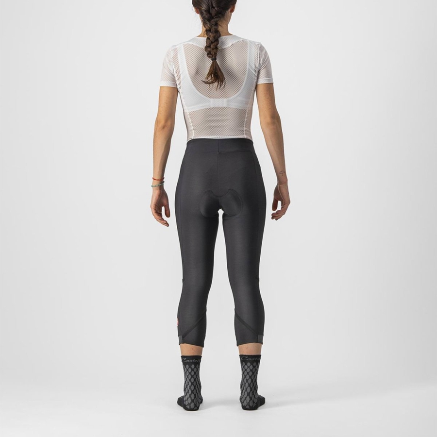 Black / Black Rawlings VELOCISSIMA THERMAL KNICKER Women Leggings | 0319DQCKS