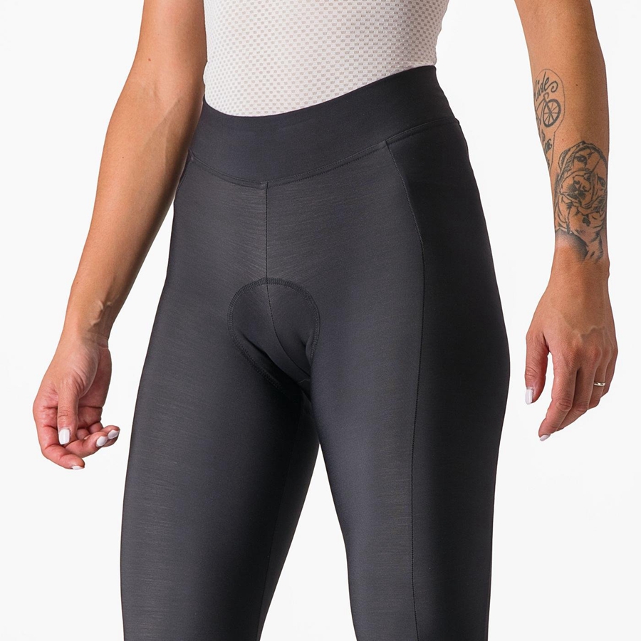 Black / Black Rawlings VELOCISSIMA THERMAL Women Leggings | 4208MCOYJ