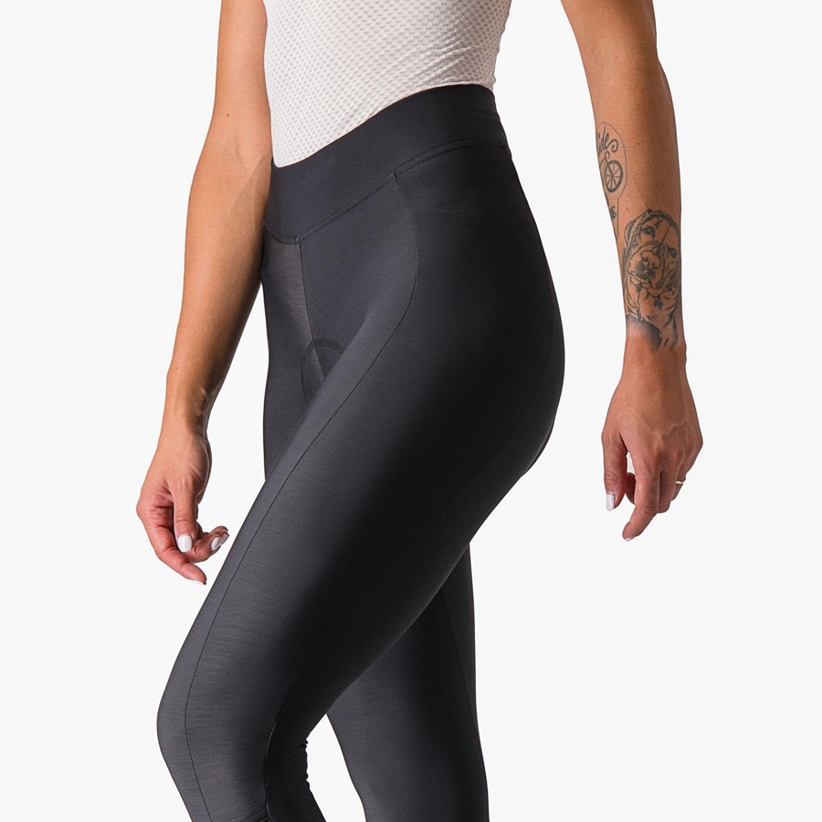 Black / Black Rawlings VELOCISSIMA THERMAL Women Leggings | 4208MCOYJ