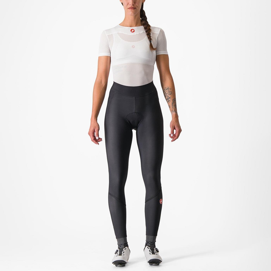 Black / Black Rawlings VELOCISSIMA THERMAL Women Leggings | 4208MCOYJ