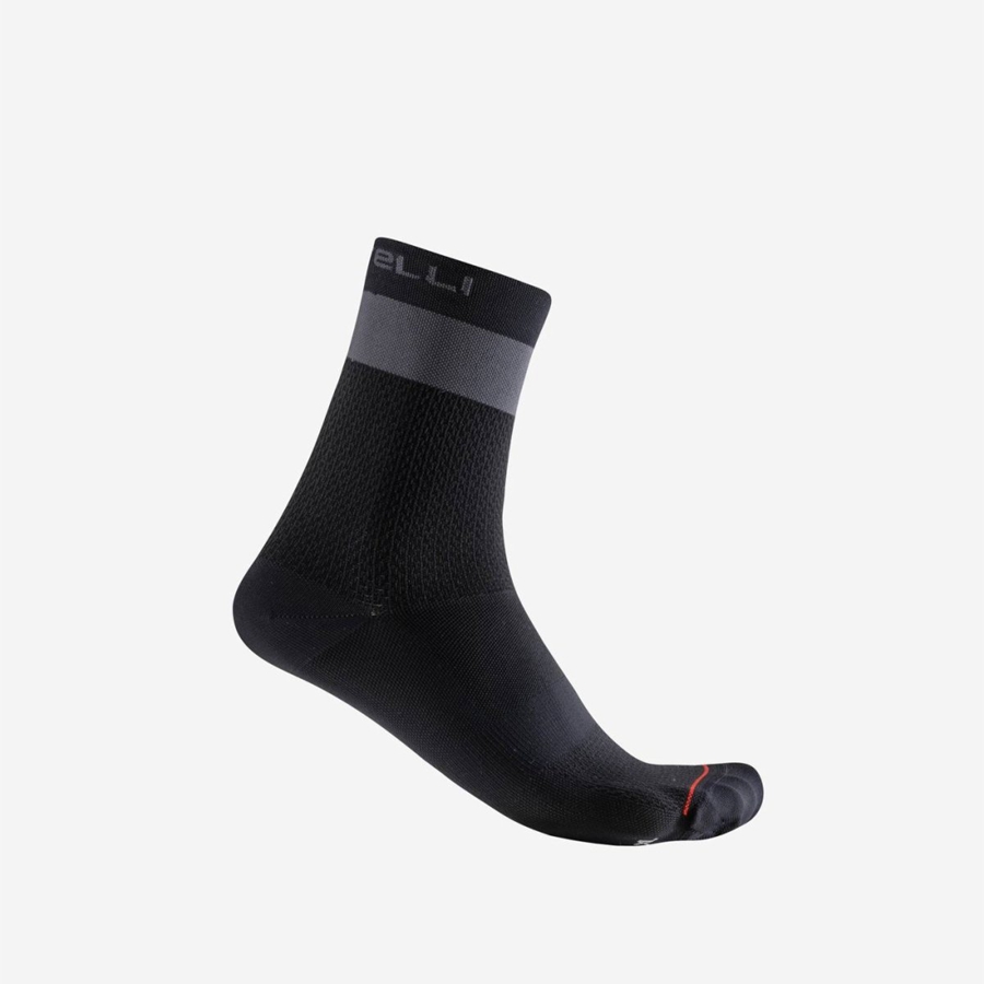 Black / Dark Grey Rawlings PROLOGO LITE 15 Men Socks | 2691AUSVN