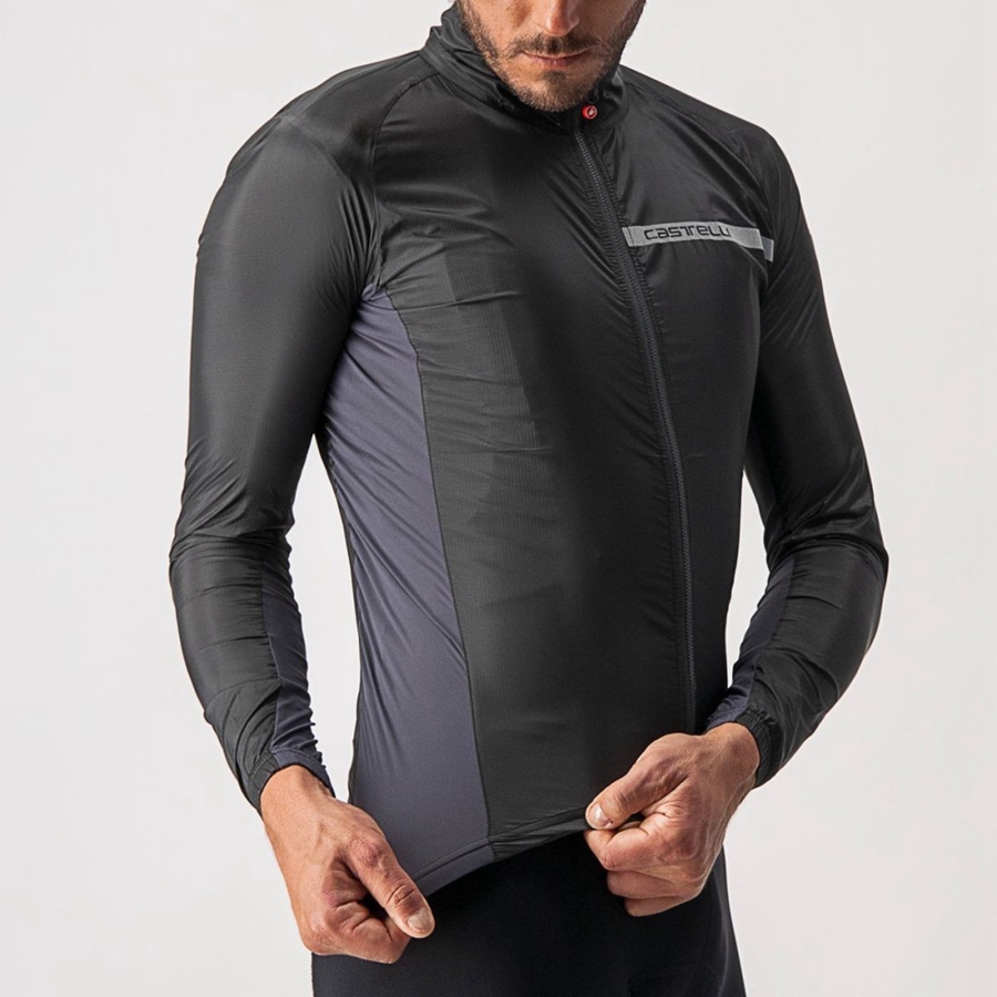 Black / Dark Grey Rawlings SQUADRA STRETCH Men Protection | 2793EKRYW