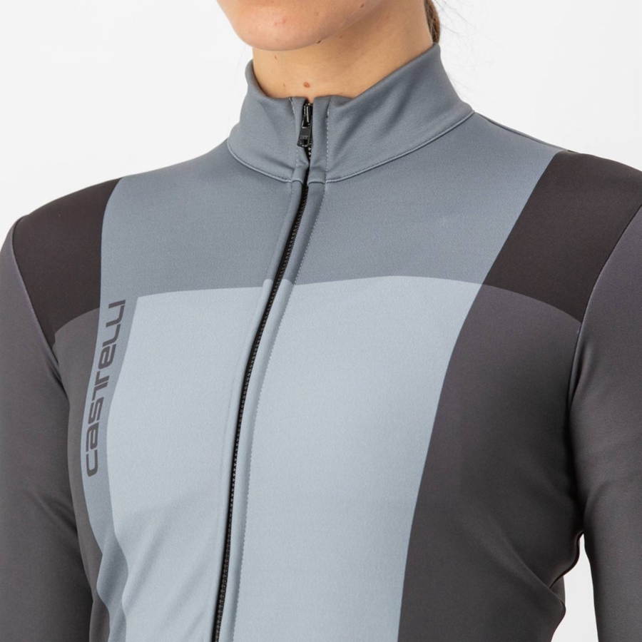 Black / Grey Rawlings UNLIMITED W THERMAL Women Jersey | 5847YMTQZ