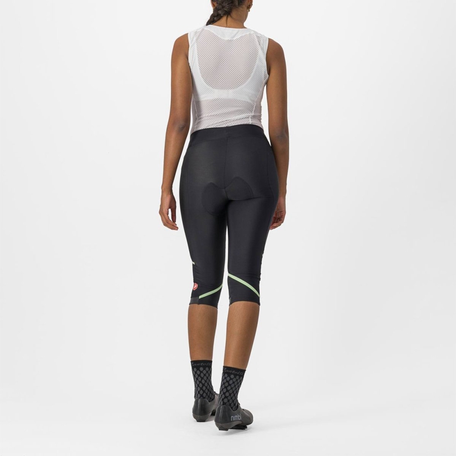 Black / Mint / Black Rawlings VELOCISSIMA THERMAL KNICKER Women Leggings | 8027AHKUC