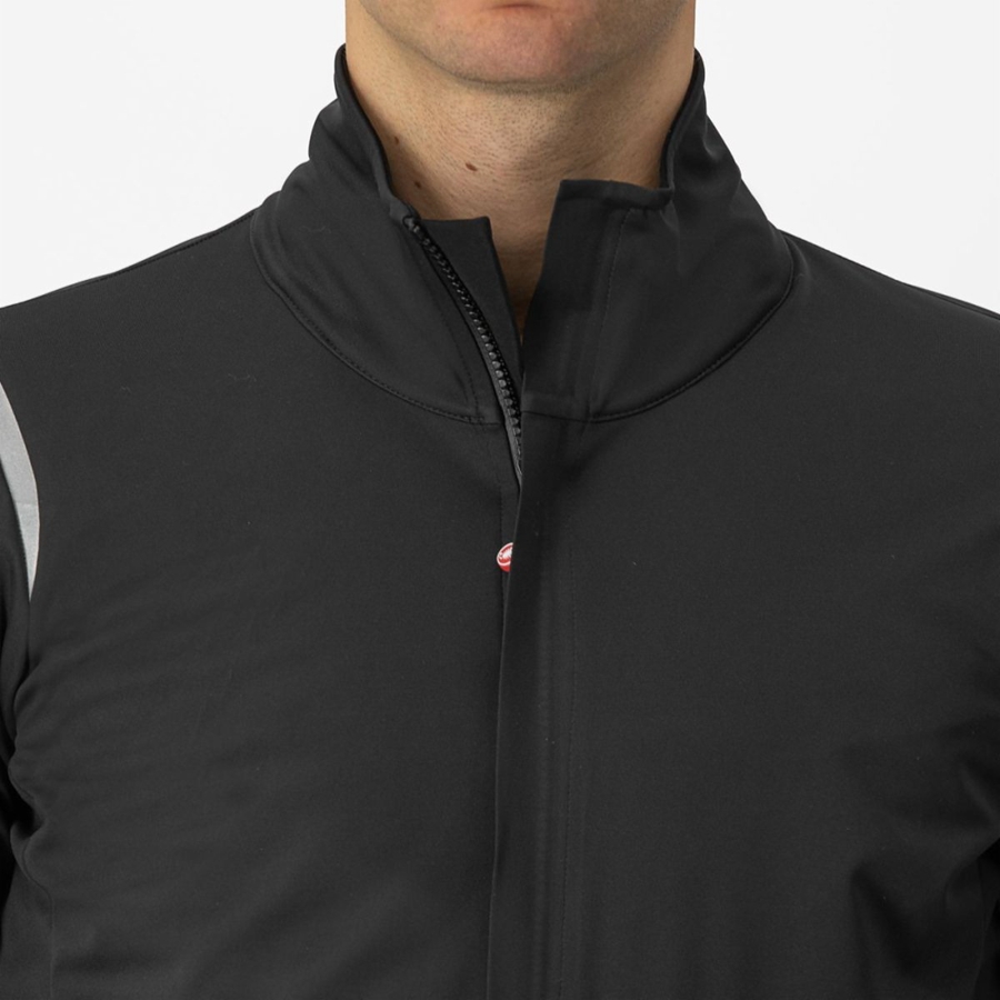 Black / Silver / Dark Rawlings ALPHA DOPPIO ROS Men Jackets | 4869ELTCD