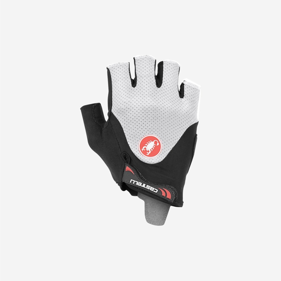 Black / White Rawlings ARENBERG GEL 2 Men Gloves | 1235RZJUQ