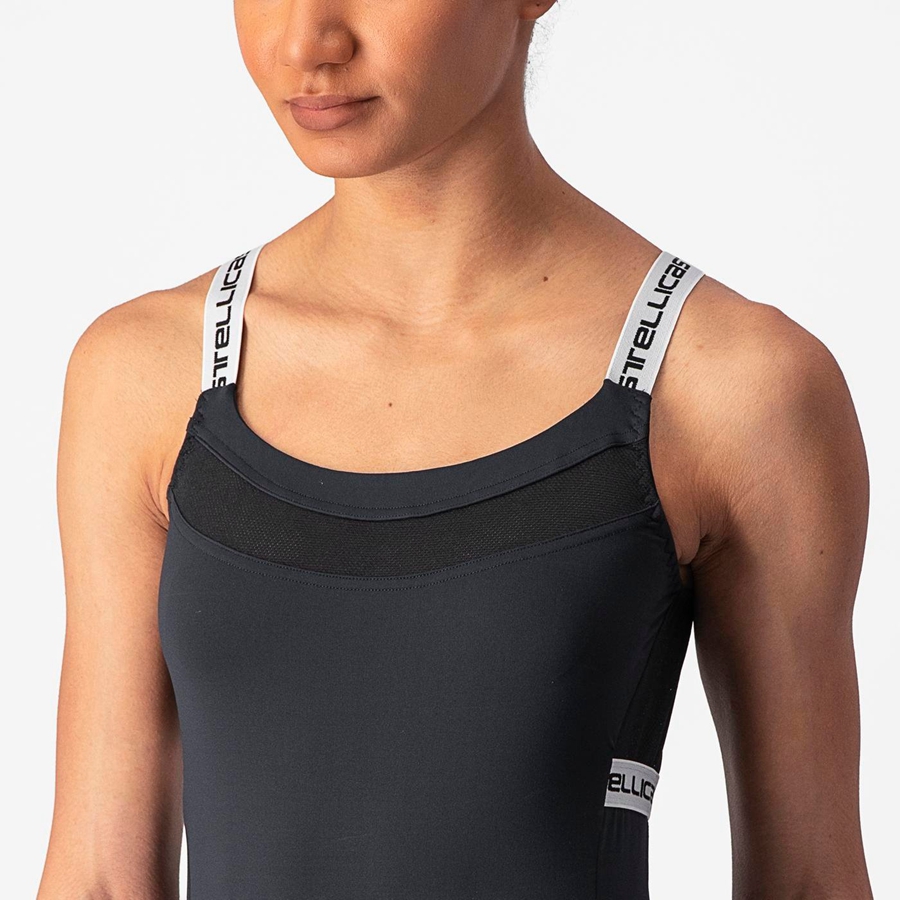 Black / White Rawlings BAVETTE TOP Women Jersey | 5789FPKAM