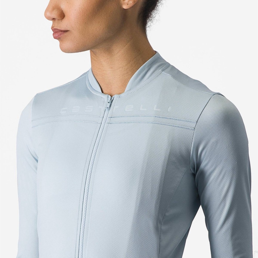 Blue Rawlings ANIMA 4 LONG SLEEVE Women Jersey | 7903YTHPQ