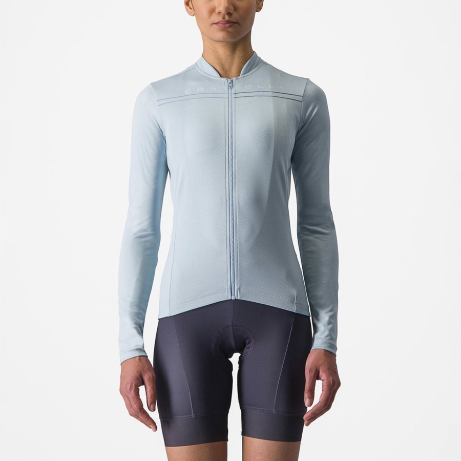 Blue Rawlings ANIMA 4 LONG SLEEVE Women Jersey | 7903YTHPQ