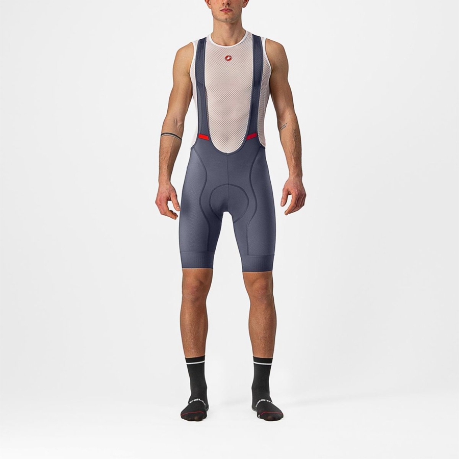 Blue Rawlings COMPETIZIONE Men Bib Shorts | 6853SNARO