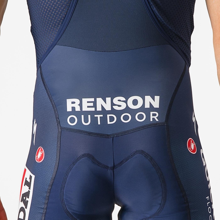 Blue Rawlings COMPETIZIONE Men Bib Shorts | 4902DBPFE