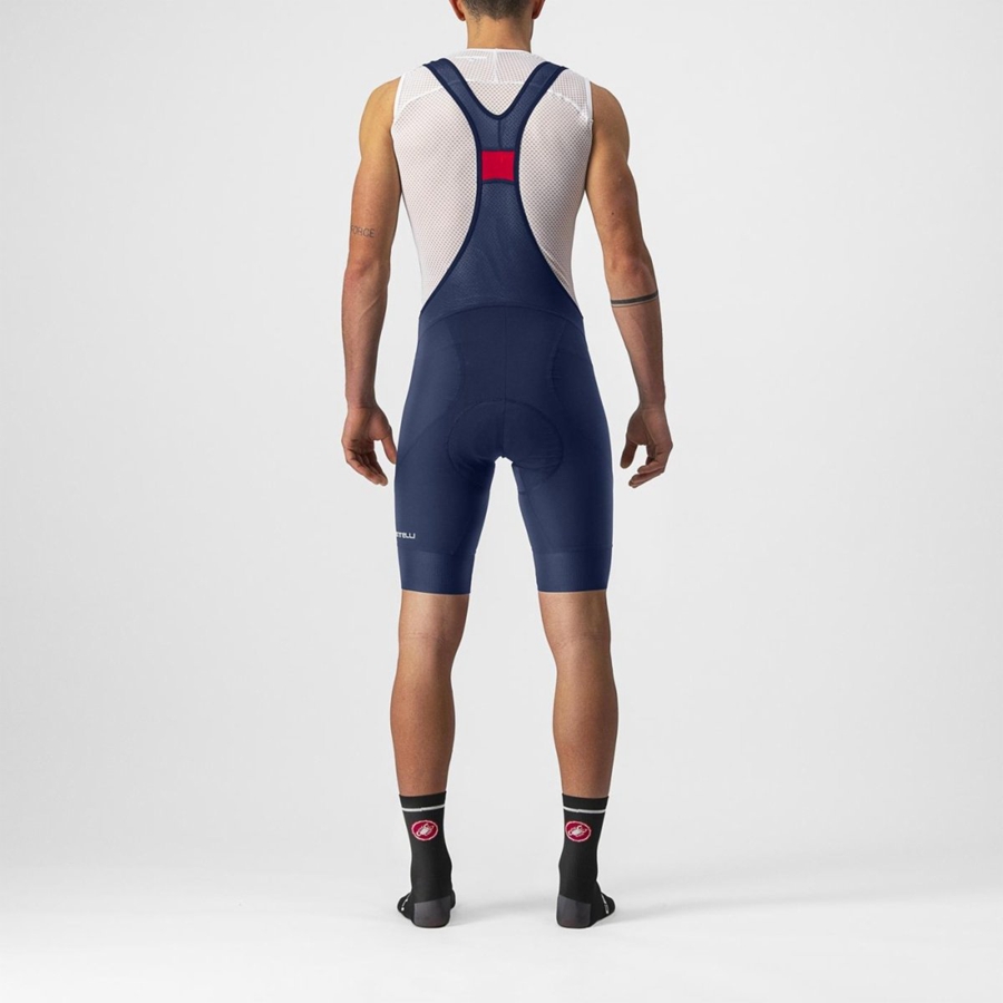 Blue Rawlings ENDURANCE 3 Men Bib Shorts | 1720MSLJD