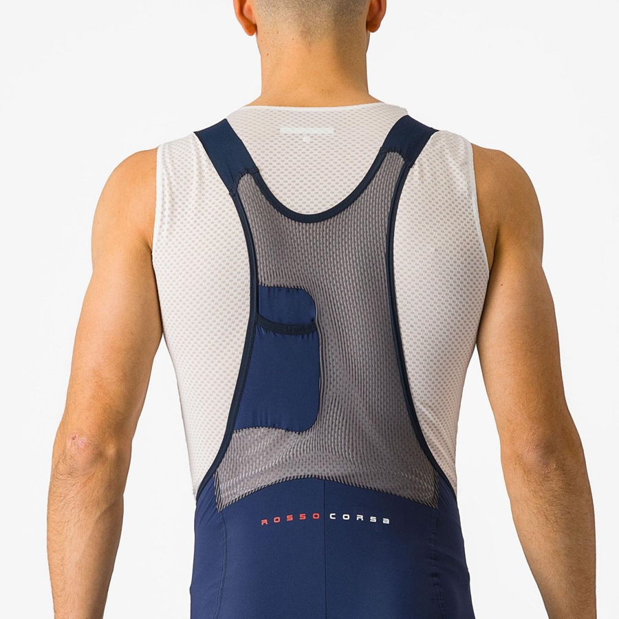 Blue Rawlings SUPERLEGGERA Men Bib Shorts | 7458QBJCO