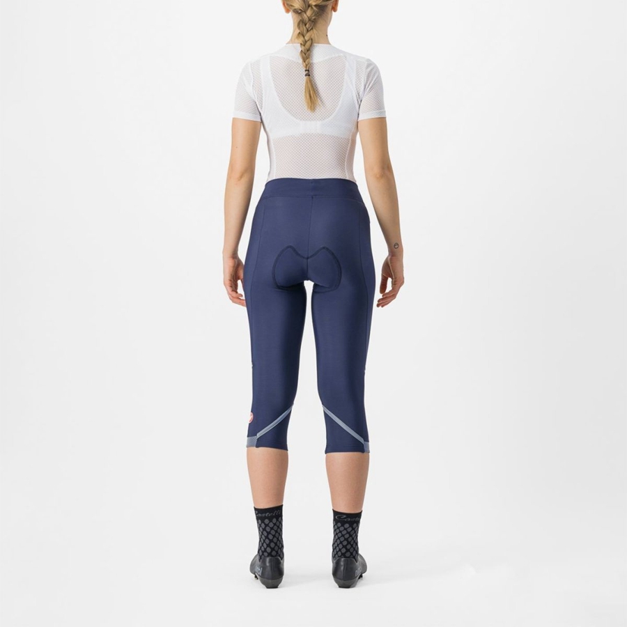 Blue / Silver Rawlings VELOCISSIMA THERMAL KNICKER Women Leggings | 0417MLBWR