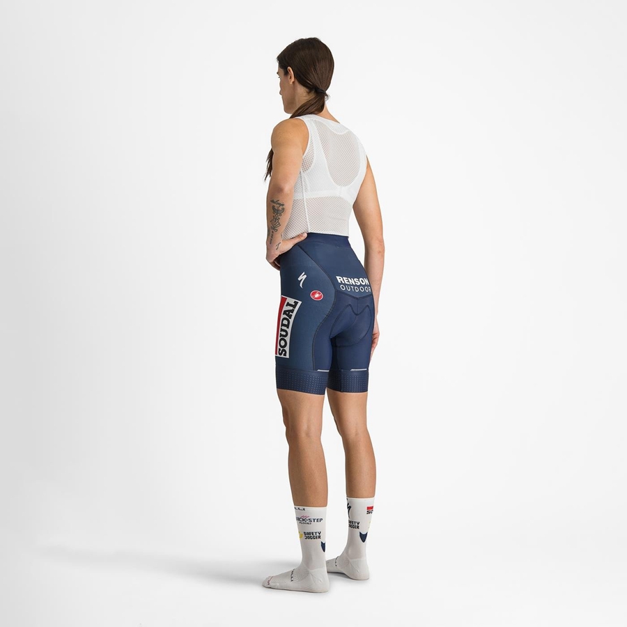 Blue / White Rawlings COMPETIZIONE W Women Shorts | 1923DFIPG