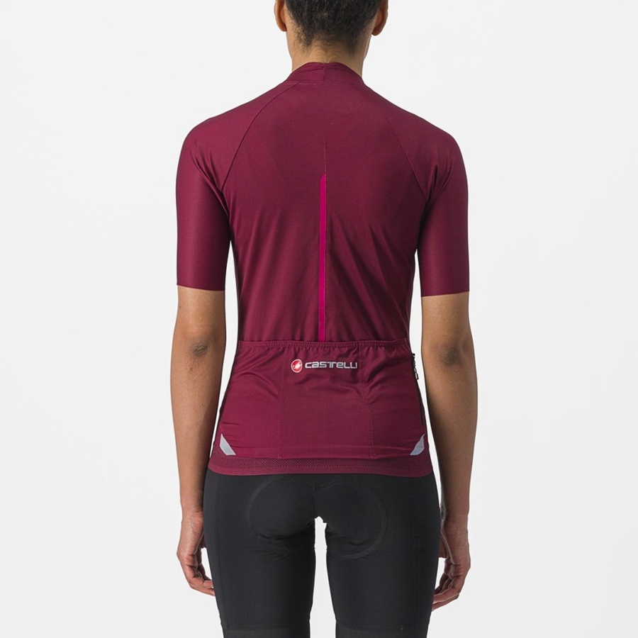 Burgundy Rawlings ENDURANCE W Women Jersey | 9345KBJNW