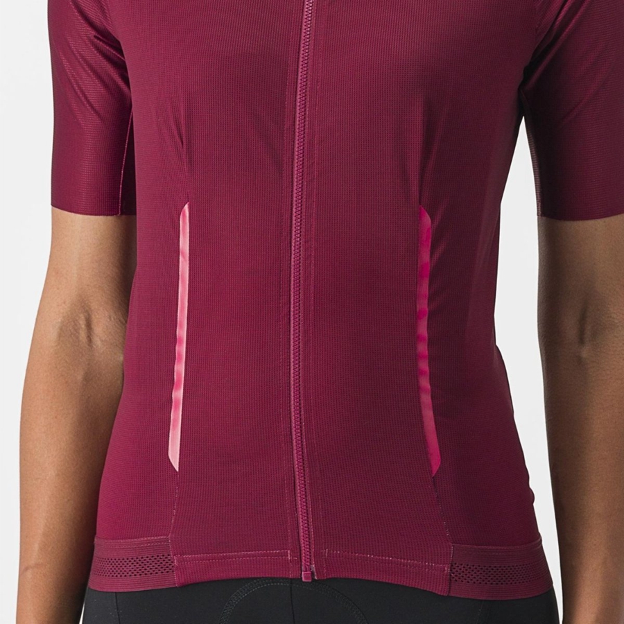 Burgundy Rawlings ENDURANCE W Women Jersey | 9345KBJNW