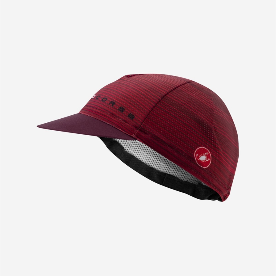 Burgundy Rawlings ROSSO CORSA Men Cap | 7480ZOWRN