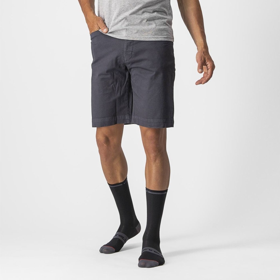 Dark Blue Rawlings VG 5 POCKET Men Shorts | 4093VUMOX