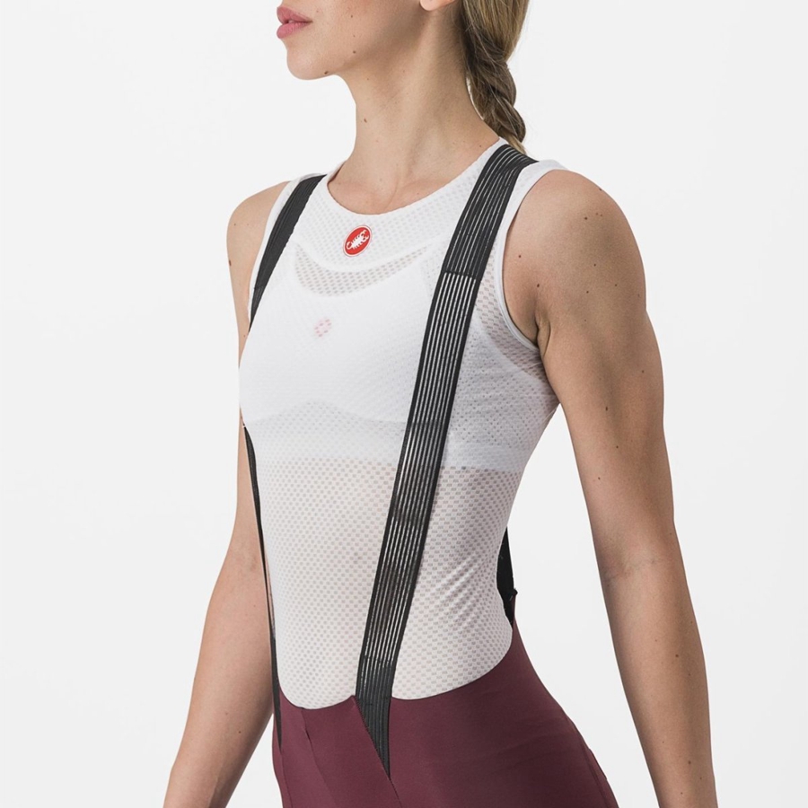 Deep Burgundy Rawlings FREE AERO RC W Women Bib Shorts | 8934KXPIH