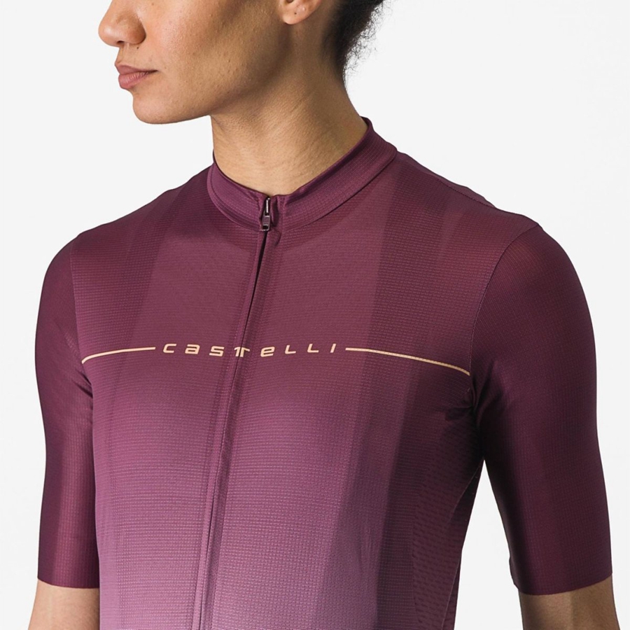 Deep Burgundy / Deep Purple Rawlings SALITA Women Jersey | 3254KLHXM