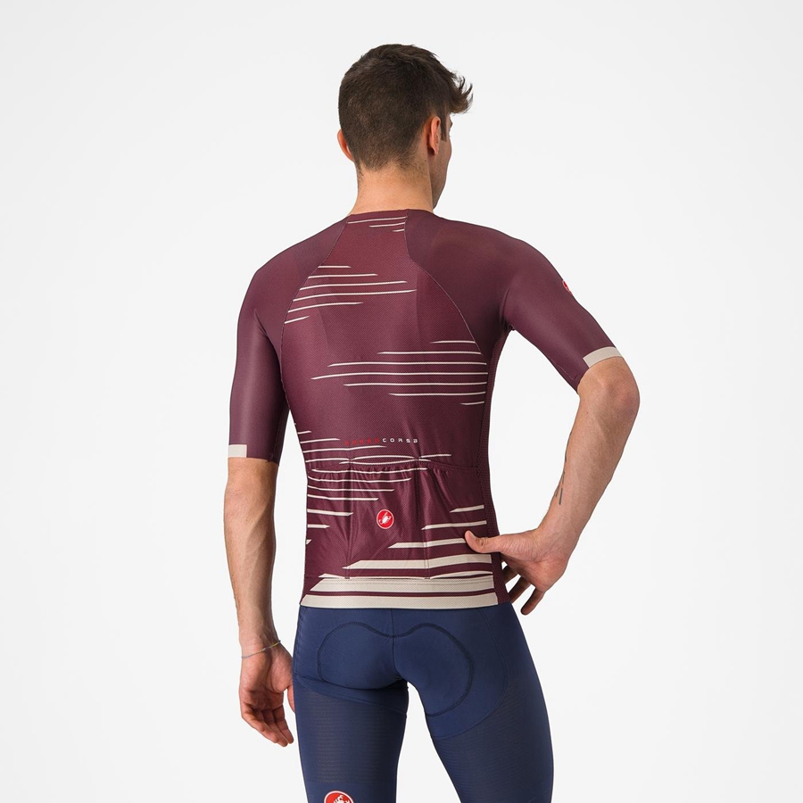 Deep Burgundy / Silver Rawlings CLIMBER'S 4.0 Men Jersey | 8675ZTMEH