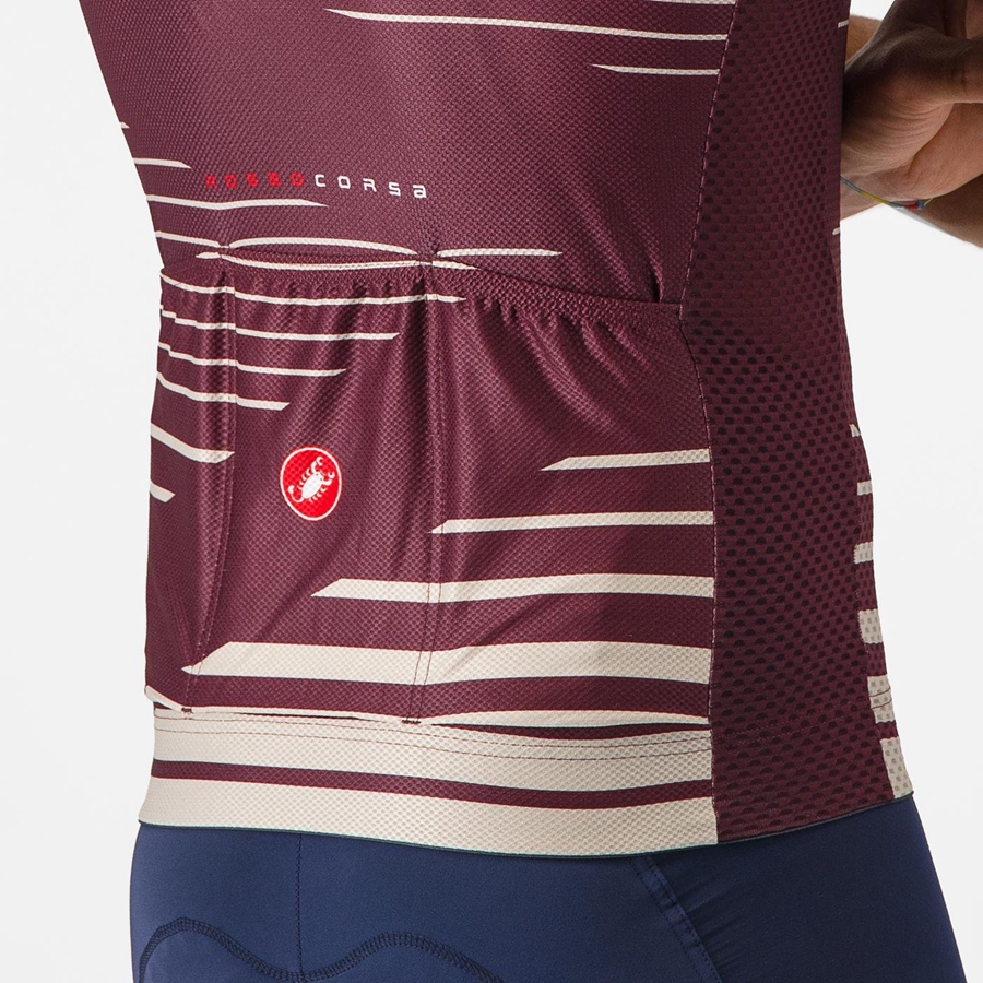 Deep Burgundy / Silver Rawlings CLIMBER'S 4.0 Men Jersey | 8675ZTMEH