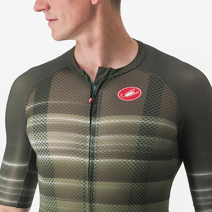 Deep Green Rawlings CLIMBER'S 3.0 SL2 Men Jersey | 5648ASFKR